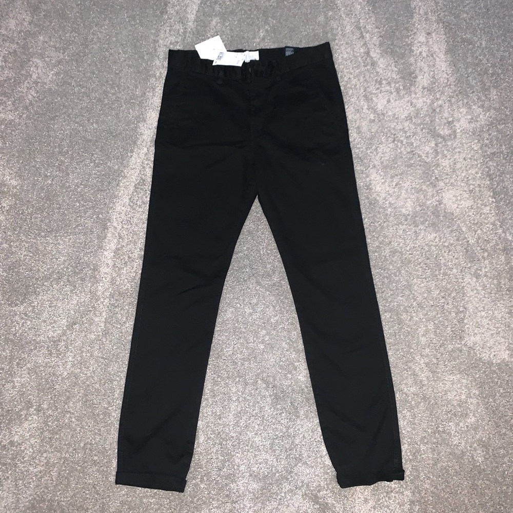 Skinny Black H&M Chino Pants
